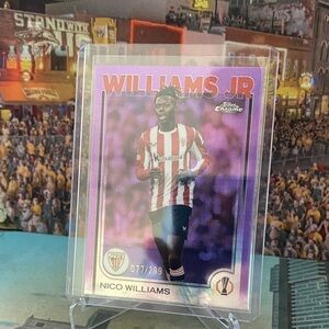Topps Chrome 2025 Nico Williams 77/299